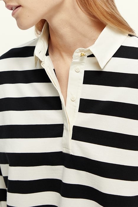 MIXED STRIPE BASEBALL LONG-SLEEVE T-SHIRT IN ORGANIC COTTON 5