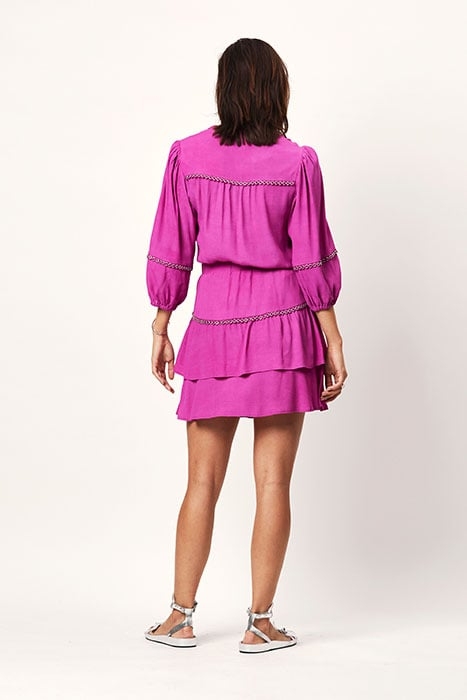 D6VALE EYELET DETAILED TOP PINK BERRY 2