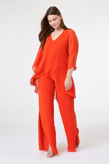 TROUSER SUIT WITH TUNIC ORANGE 3