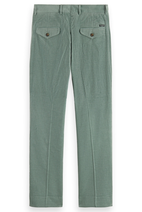 BLAKE PLEATED CORDUROY CHINO SEAWEED 2