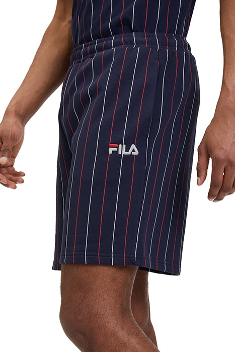 LOBITO PINSTRIPED SHORTS BLACK IRIS/TWO COLOR STIPED 6