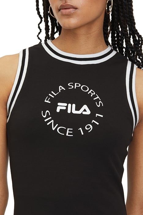 LUBLIN GRAPHIC DRESS BLACK 6