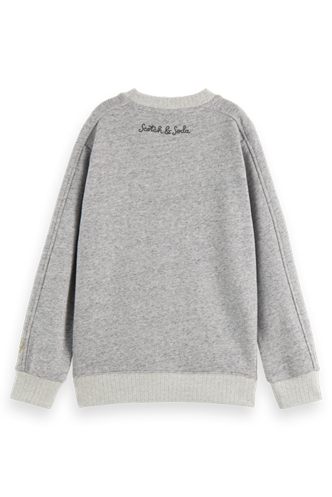 RELAXED-FIT ARTWORK SWEATSHIRT GREY MELANGE 5
