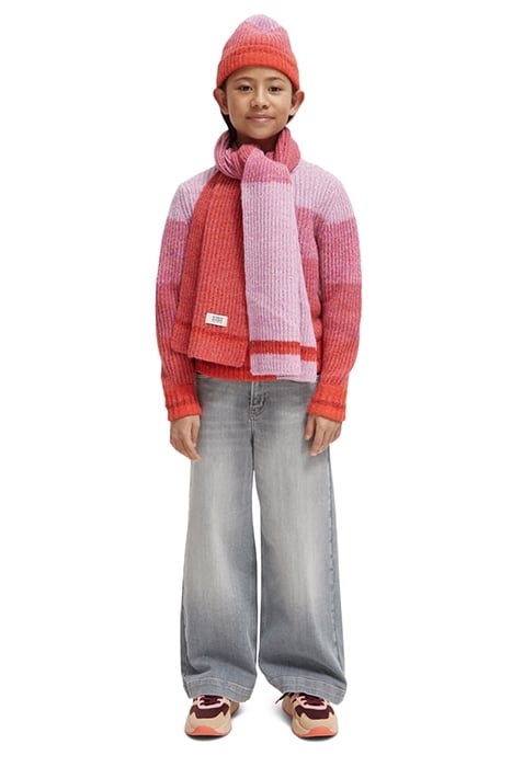 KNITTED GRADIENT BEANIE WINTER SUNSET 3