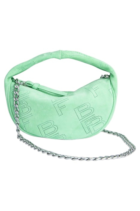 BABY CUSH SPEARMINT PERFORATED SUEDE LEATHER 1