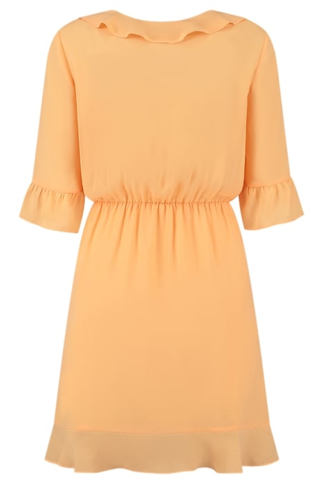 JORI RUFFLE DRESS SOFT ORANGE 2