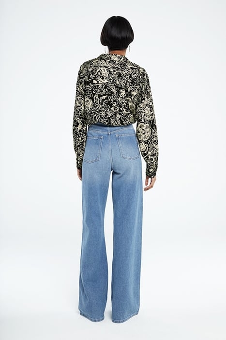 SUNRISE BLOUSE BLACK/WARM WHITE 3