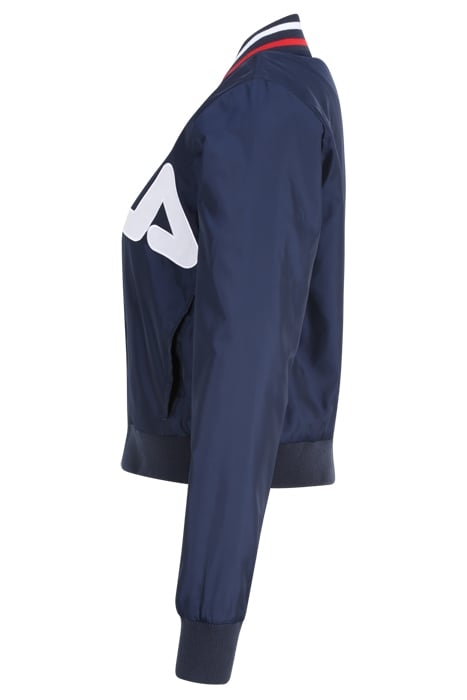 LARKANA LOGO BOMBER JACKET BLACK IRIS 7