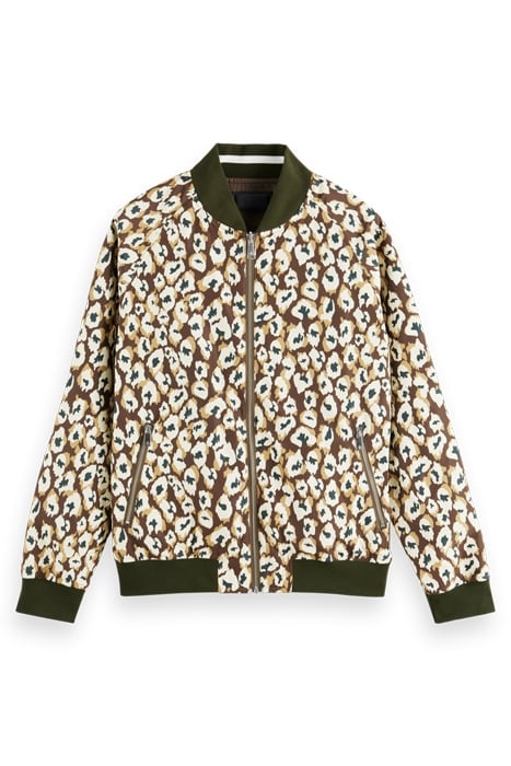 REVERSIBLE BOMBER JACKET TAUPE ANIMAL 4