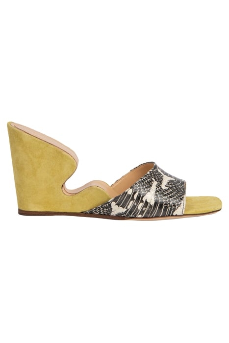 GRETA GRAPHIC SNAKE PRINT LEATHER 1