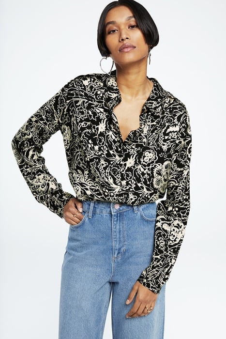 SUNRISE BLOUSE BLACK/WARM WHITE 1