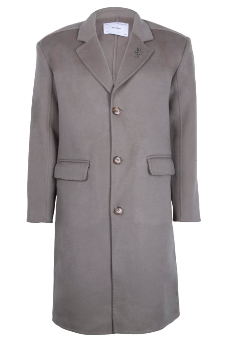 FICTION WOOL COAT STORM GREY 1