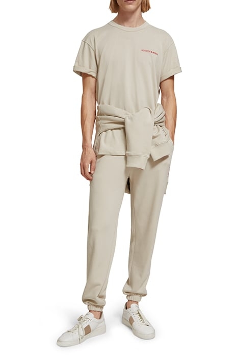 UNISEX ORGANIC COTTON CREWNECK T-SHIRT STONE 5