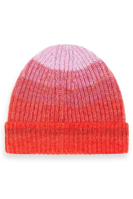 KNITTED GRADIENT BEANIE WINTER SUNSET 1