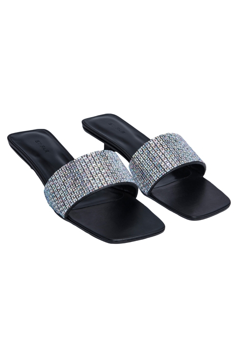 CENI BLACK LEATHER AND CRYSTALS 2