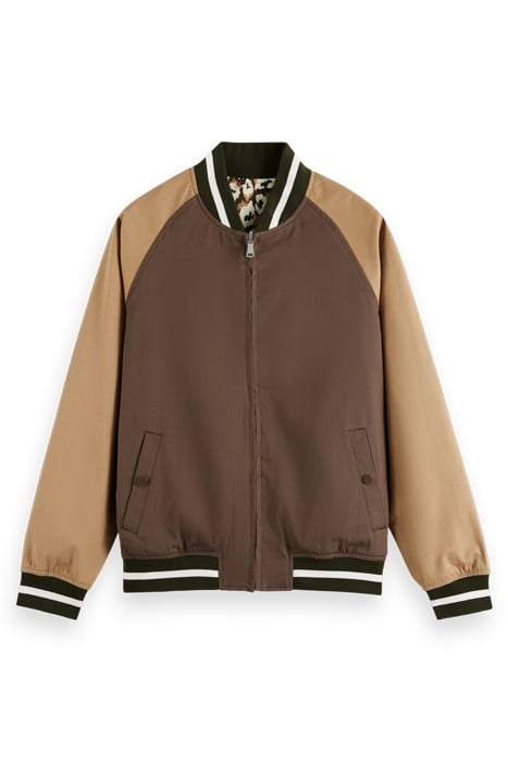 REVERSIBLE BOMBER JACKET TAUPE ANIMAL 6