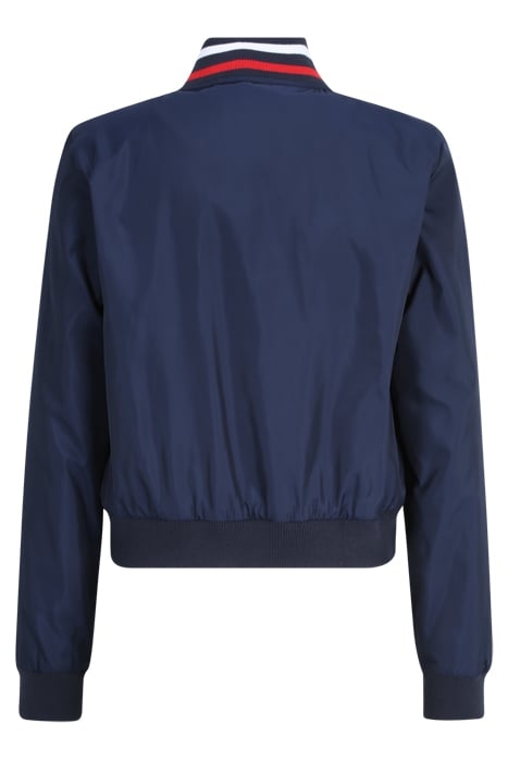 LARKANA LOGO BOMBER JACKET BLACK IRIS 4