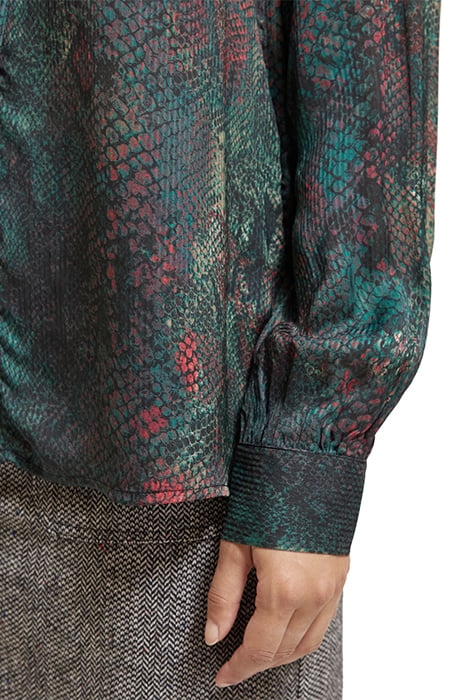 SHIRT WITH TIE NECK SNAKE 7