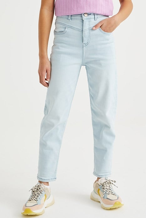 5-POCKET HIGH RISE LIGHT BLUE 1