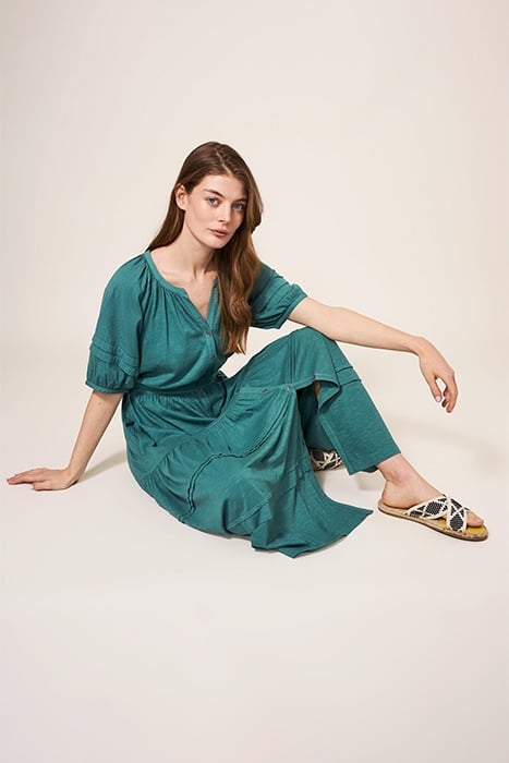 HALLIE JERSEY MINI DRESS MID TEAL 4