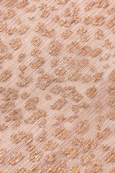 BALLOON SLEEVE MINI DRESS METALLIC ROSE 8