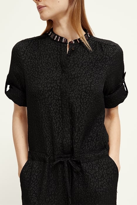 JACQUARD JUMPSUIT BLACK CREATURES JACQUARD 8