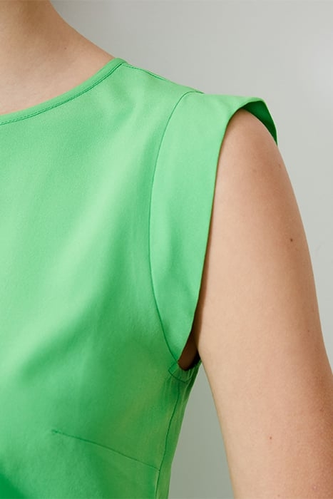 S/S CREPE LIGHT TANK TOP POISE GREEN 4