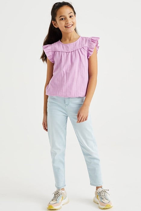 5-POCKET HIGH RISE LIGHT BLUE 4