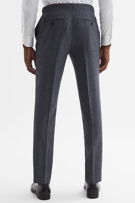 LEADENHALL-DOGTOOTH SUIT PANTS NAVY 2