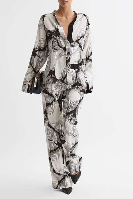 BECCI-LARGE PAJAMAS BLACK/WHITE 3