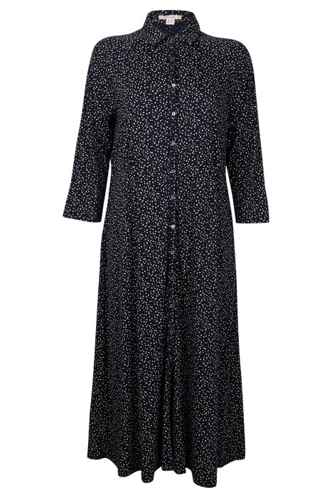 CARMEN JERSEY SHIRT DRESS NAVY MULTI 1