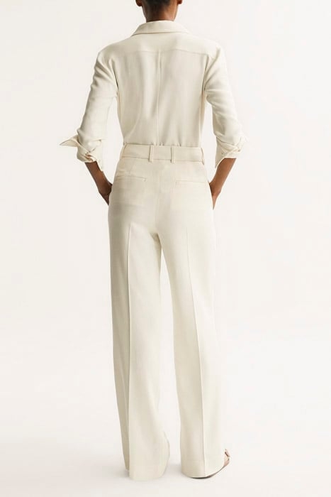 NATALIA WIDE-LEG & FLARED PANTS CREAM 2