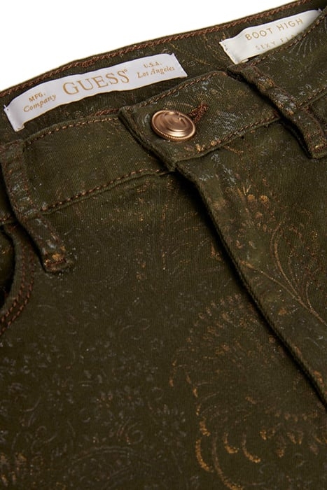 SEXY FLARE DAMASC CAMEL BLACK 6