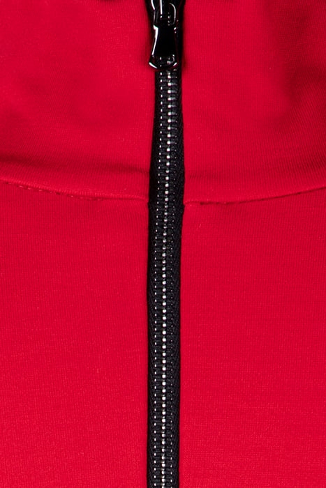 WOMEN'S BODYCON GATHERING DRESS RED 3