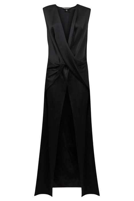 JUDY-DRAPE MAXI DRESS BLACK 3