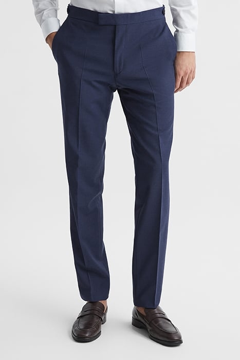 WISH-PLAIN SUIT PANTS BLUE 1