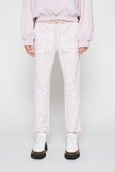 CROPPED JOGGER LEOPARD PALE LILAC 1