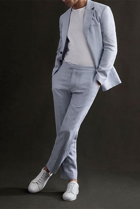 KIN-LINEN BLAZER BLUE 5