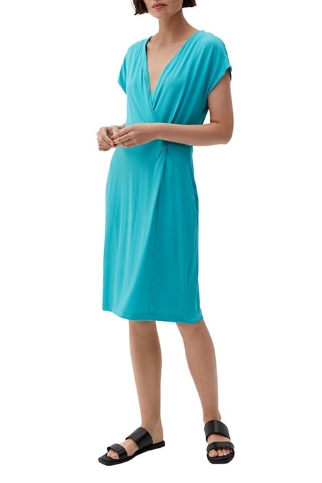 S.OLIVER DRESSES BLUE GREEN 4
