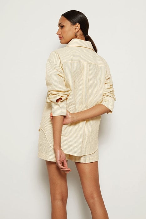 LOUISE SHIRT YELLOW-WHITE STRIPE 2