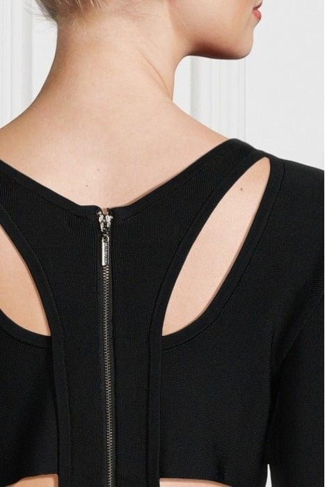 MARCIANO BY GUESS ARIA SWEATER DRESS JET BLACK 5