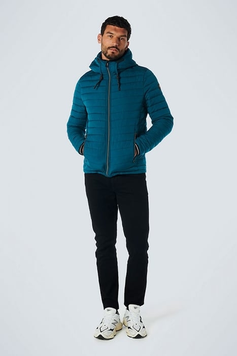 JACKET HOODED SHORT FIT PADDED OCEAN 3