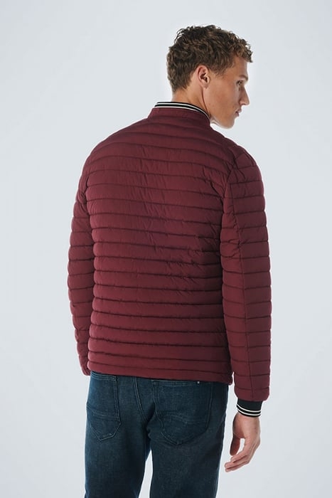 JACKET SHORT FIT PADDED DARK RED 2