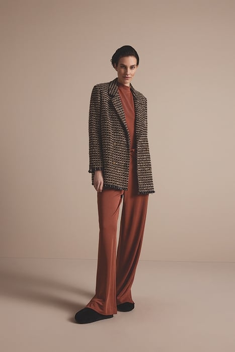 JACKET TWEED CHECK BLACK 3