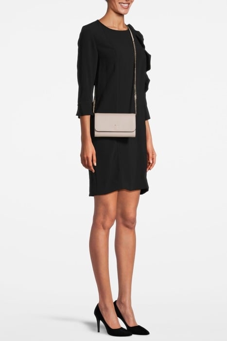 DARCY CHAIN WALLET CROSSBODY MUTED TAUPE. 2