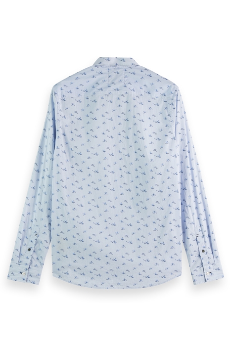 SLIM FIT ALLOVER PRINT SHIRT NAVAL FLAG AOP 2