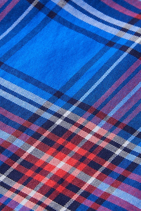FLANNEL CHECK SHIRT BLUE RED CHECK 3
