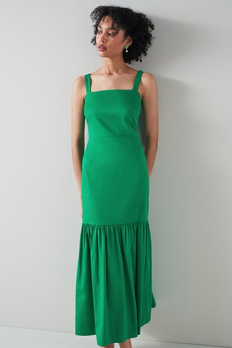 DR ESSIE - STRAPPY COTTON FERN GREEN 1