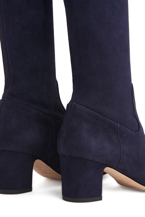 KIRA STACK HEEL KIRAN NAVY 4