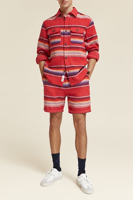 DOUBLE FACE STRIPE SHIRT MULTI COLOR STRIPE 2